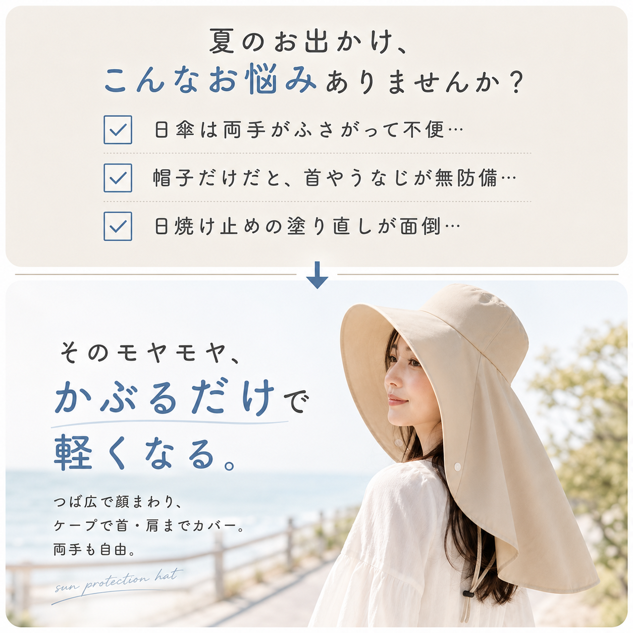 【本日終了⏰】【累計15万個突破🏆】かぶる日傘【顧客満足度No.1獲得商品🥇】【全国送料無料🚗】