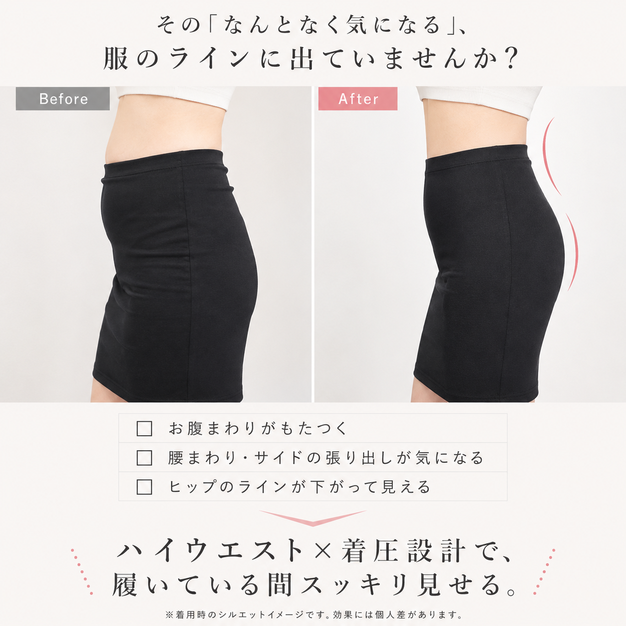 【本日終了⏰】【累計15万台突破🏆】ハイウエスト着圧インナー【顧客満足度No.1獲得商品🥇】【全国送料無料🚗】