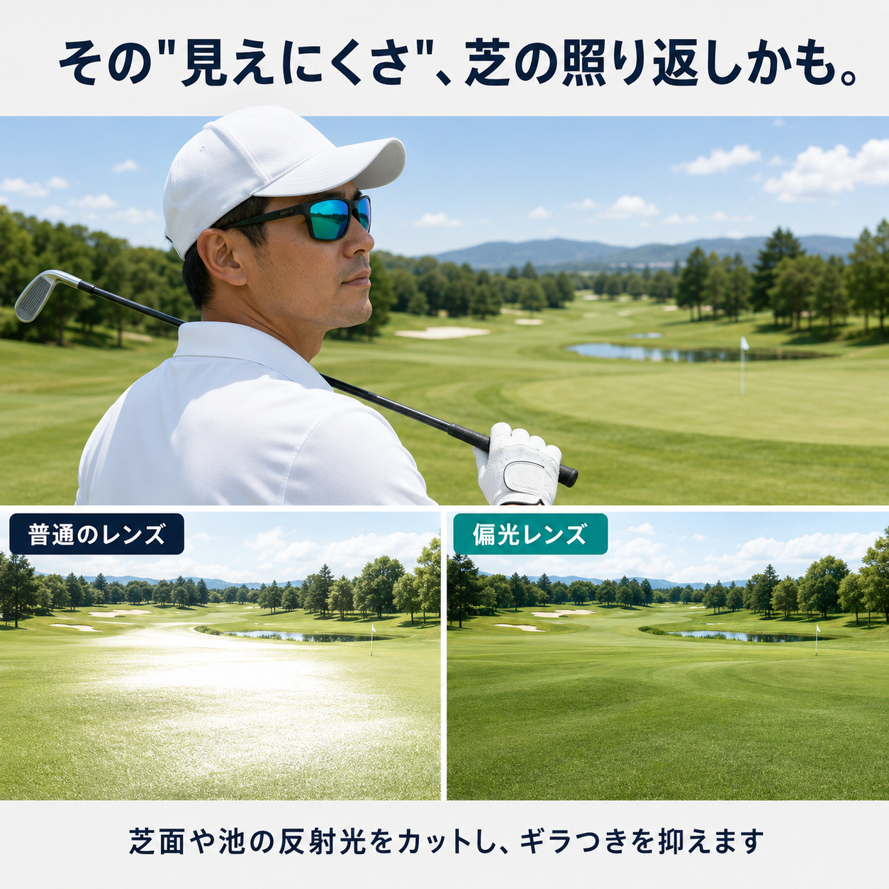【本日終了⏰】【累計15万個突破🏆】偏光ゴルフサングラス【顧客満足度No.1獲得商品🥇】【全国送料無料🚗】
