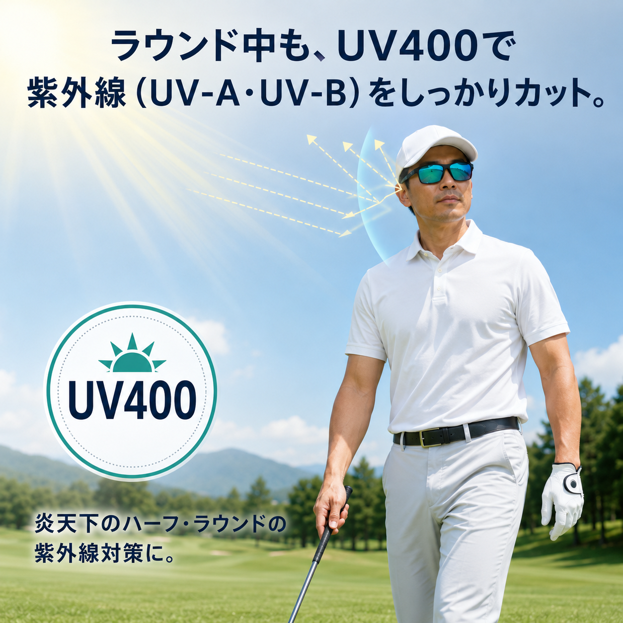 【本日終了⏰】【累計15万個突破🏆】偏光ゴルフサングラス【顧客満足度No.1獲得商品🥇】【全国送料無料🚗】
