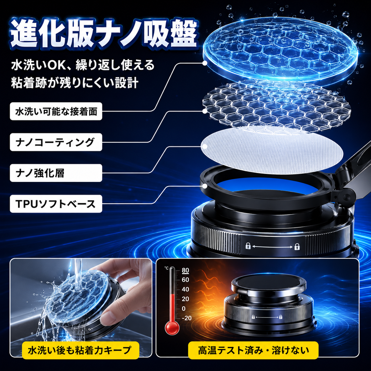 【本日終了⏰】【累計15万個突破🏆】車載スマホホルダー【顧客満足度No.1獲得商品🥇】【全国送料無料🚗】