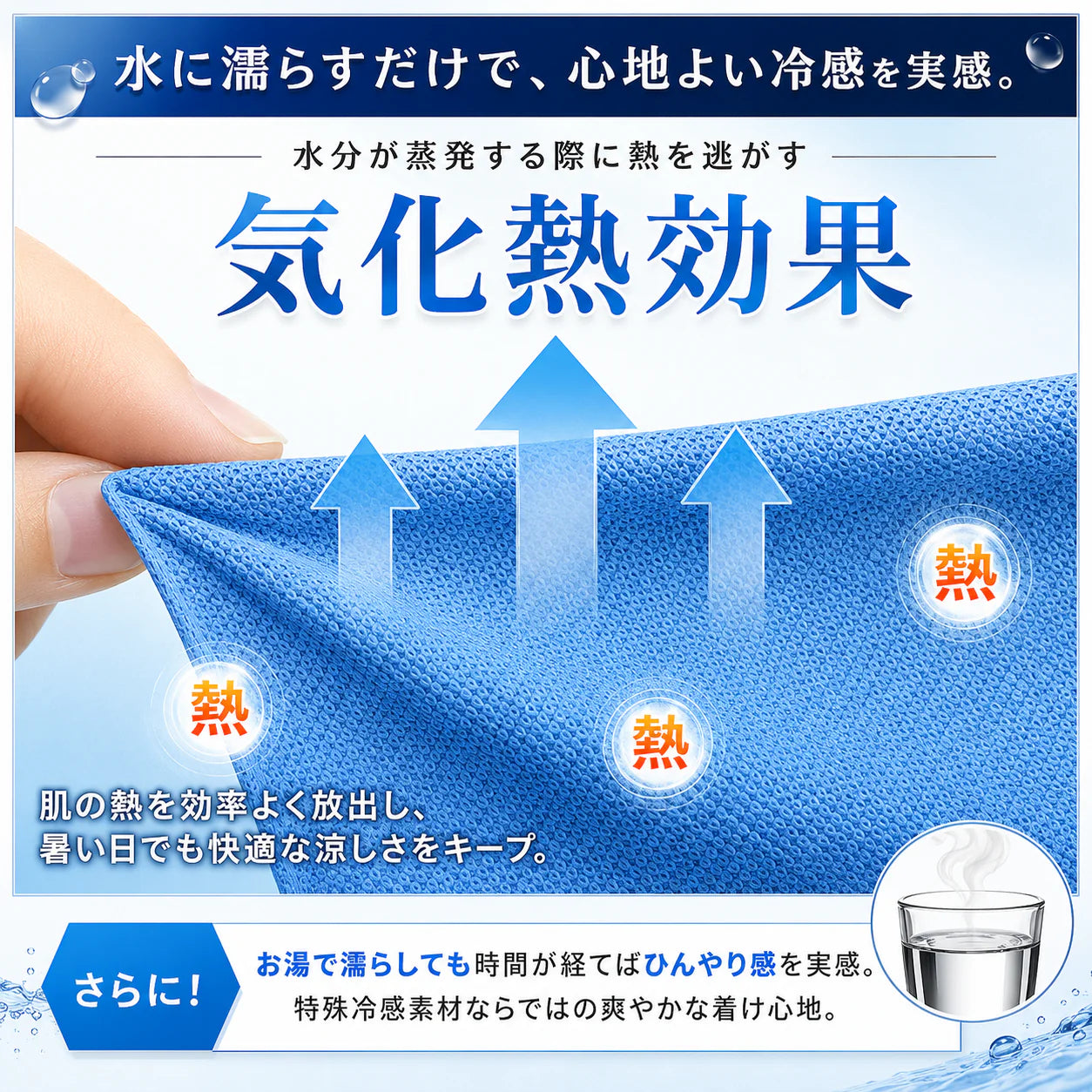 【本日終了⏰】【累計15万枚突破🏆】冷感ポンチョ【顧客満足度No.1獲得商品🥇】【全国送料無料🚗】