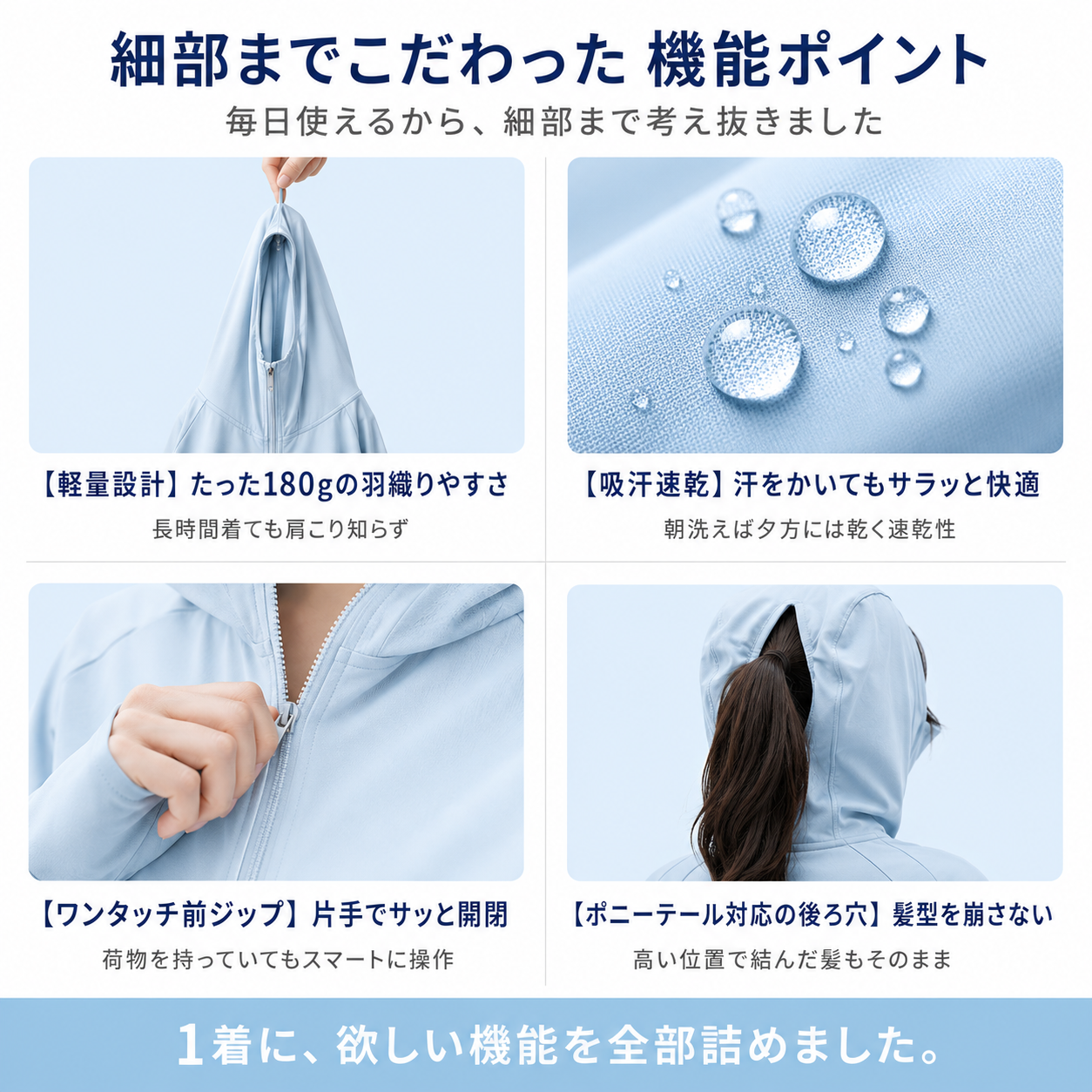 【本日終了⏰】【累計15万個突破🏆】冷感UVパーカー【顧客満足度No.1獲得商品🥇】【全国送料無料🚗】