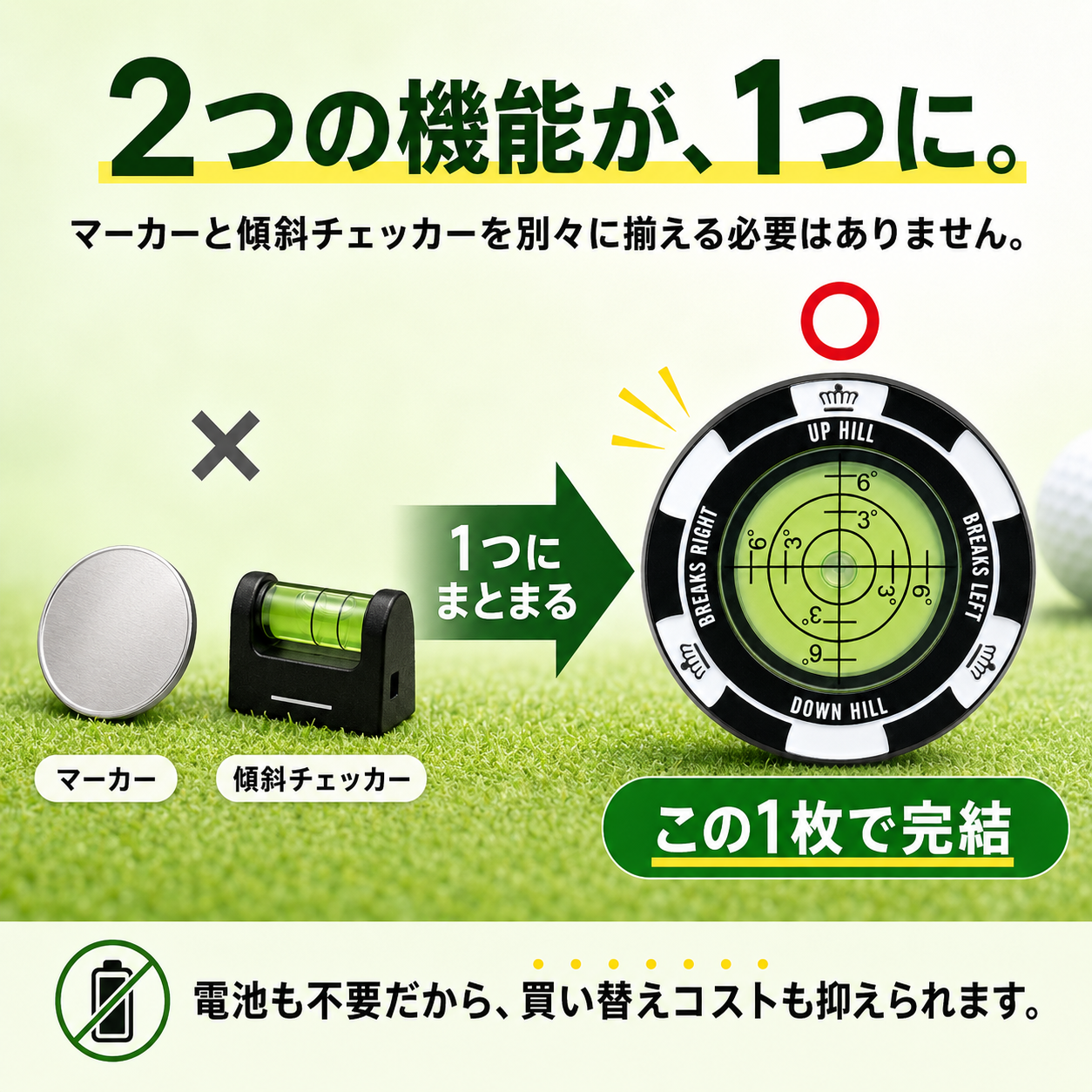 【本日終了⏰】【累計15万個突破🏆】水平器付きゴルフマーカー【顧客満足度No.1獲得商品🥇】【全国送料無料🚗】